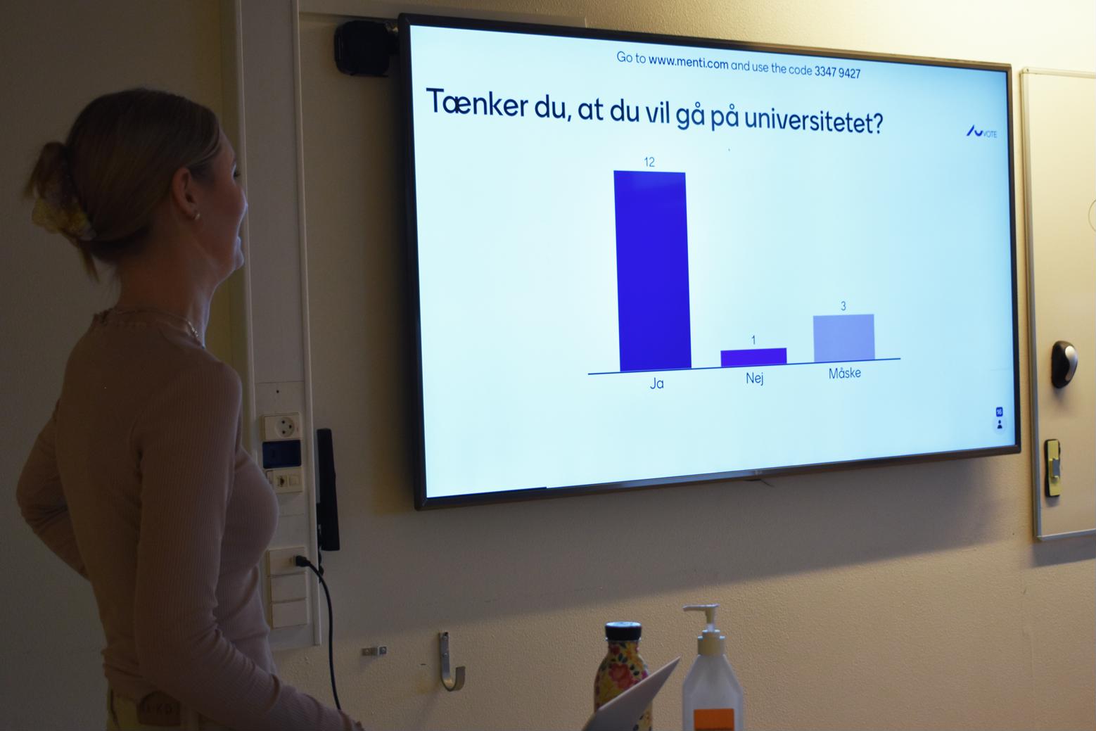 Hovedparten af eleverne på Hansenberg Tekniske Gymnasium vil gerne på universitetet.